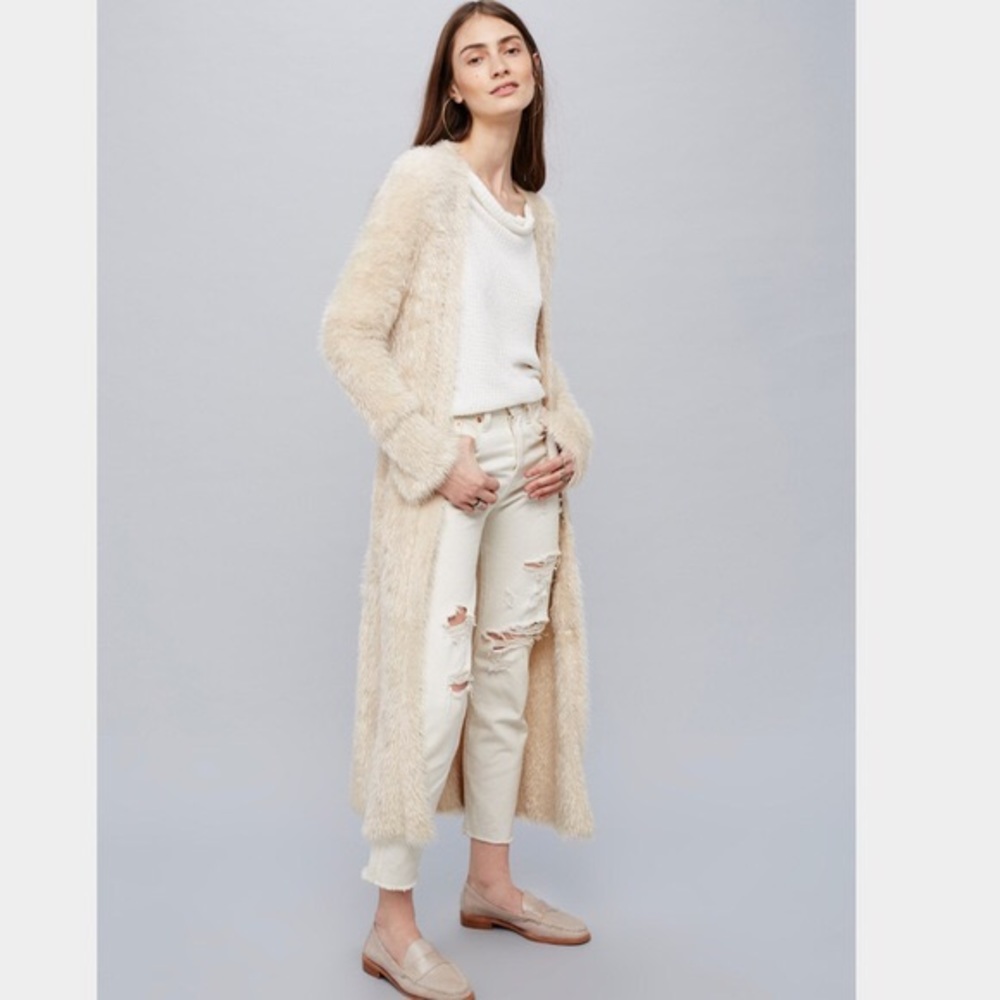 Free people long shaggy cardigan